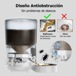 Automatic Pet Feeder 4L Automatic Cat Food Dispenser Smart Control Bug and Snag Resistant Cat Dog Timer Feeder - shimendi