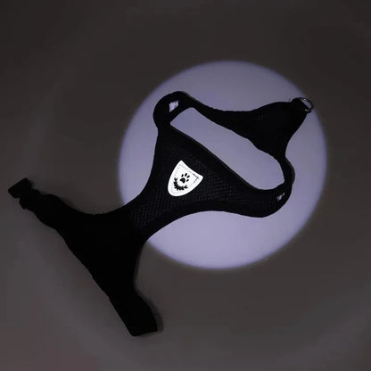 Cat Harness Vest Walking Lead Leash for Puppy Dogs Collar Polyester Adjustable Mesh Dog Harness for Small Medium Pet Accessories