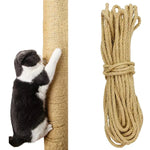 Natural Sisal Rope for Cat Tree DIY Scratching Post Toy Climbing Frame Replacement Kitten Claw Scratch Furniture Handmade Ropes shimendi Sécurité et Confort pour Chien chat| Shimendi