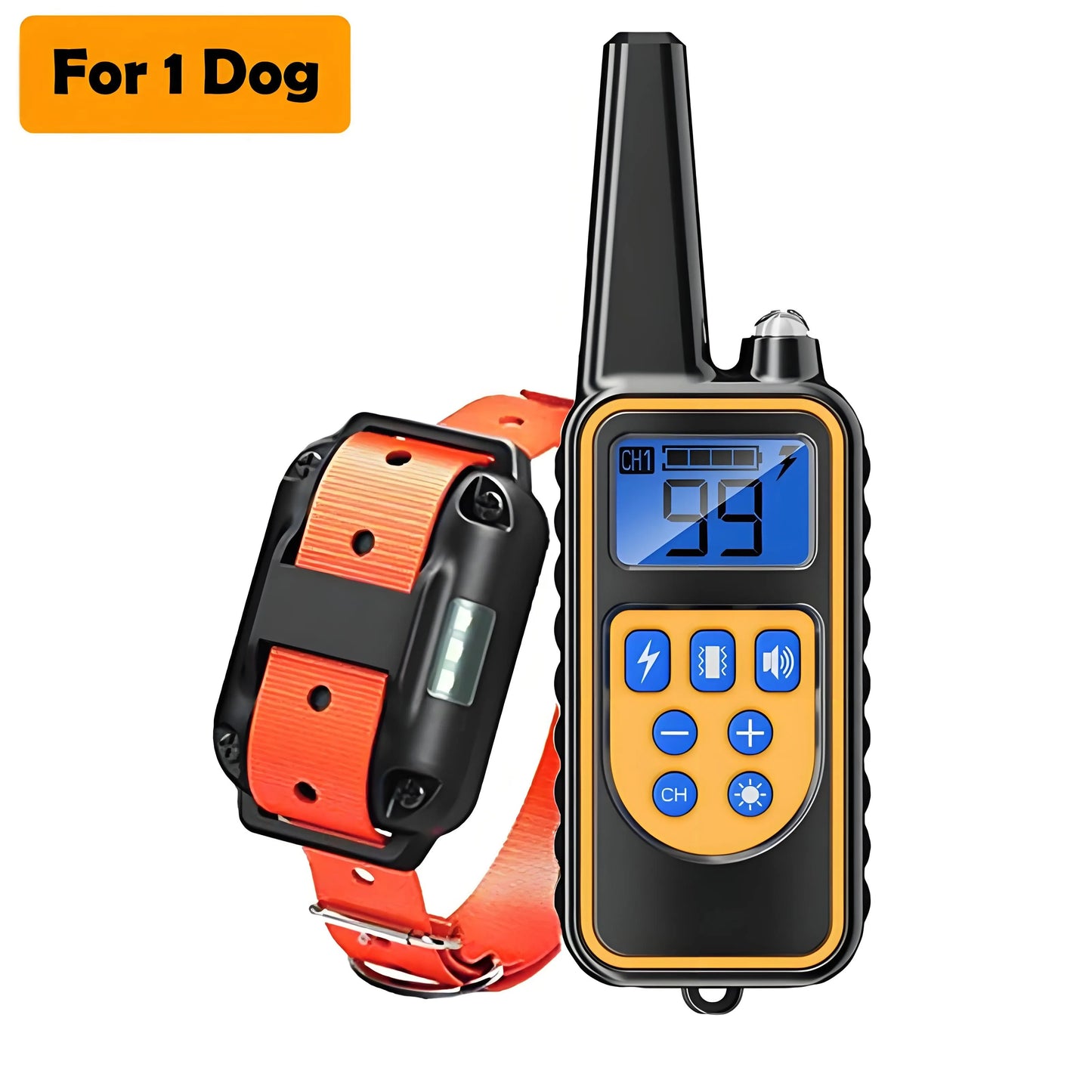 800m Dog Training Collar LCD Screen Waterproof Pet Electronic Collar Remote Control Trainer For Most Dogs