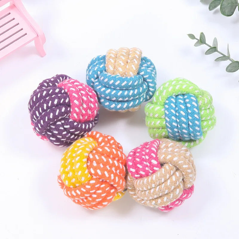 Interactive Cotton Rope Mini Dog Toys Ball for Dogs Accessories Toothbrush Chew Puppy Toy for Large Small Dogs Toy Pet Dog Toy - shimendi