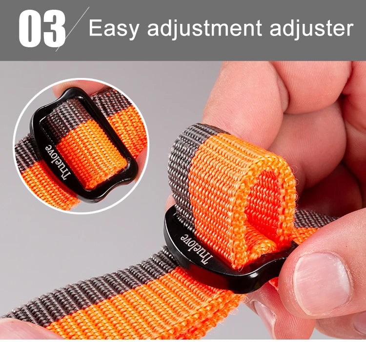 Truelove Pet Running Bungee Leash Hands Free Dog Leash Medium Large Dogs Professiona Carabiner Reflective Stitches NEW TLL2271