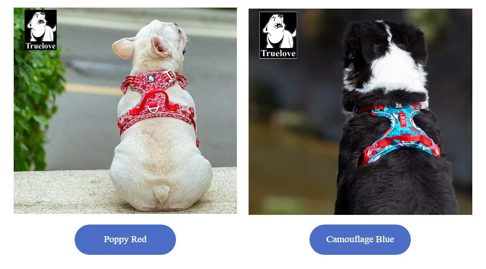 Truelove Pet Harness Small Medium Large Split Dog Fashion Outdoor Dropshipping