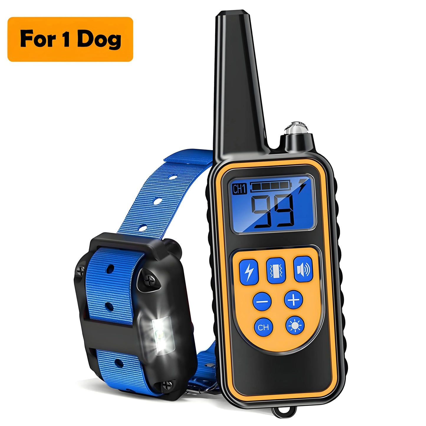 800m Dog Training Collar LCD Screen Waterproof Pet Electronic Collar Remote Control Trainer For Most Dogs