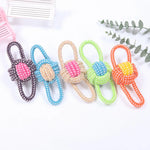 Interactive Cotton Rope Mini Dog Toys Ball for Dogs Accessories Toothbrush Chew Puppy Toy for Large Small Dogs Toy Pet Dog Toy - shimendi