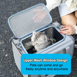 Pet Trolley Bag Detachable Rolling Carrier for Small Dogs Cats Portable Travel Carrier with Telescopic Handle and Shoulder Strap shimendi Sécurité et Confort pour Chien chat| Shimendi