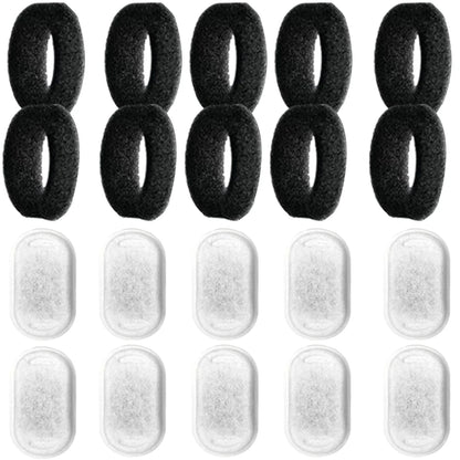 Replacement Filters For Cat Dog Water Fountain Stainless Steel Dispenser Feeders Pet Fountain Activated Carbon Replaced Filter