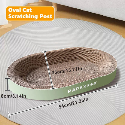 Cat Scrapers Toys for cats Round Oval Cat Scratcher Cat Bed Cat Scratching post Thickening Durable Corn Glue Decal Cardboard