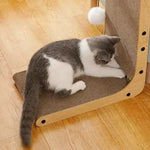 Scraper for Cats Cardboard Large/Small L-shape Wear-resistant Scratch-resistant Cat Scratching Post Cat Toy Pets Cat Accessories - shimendi