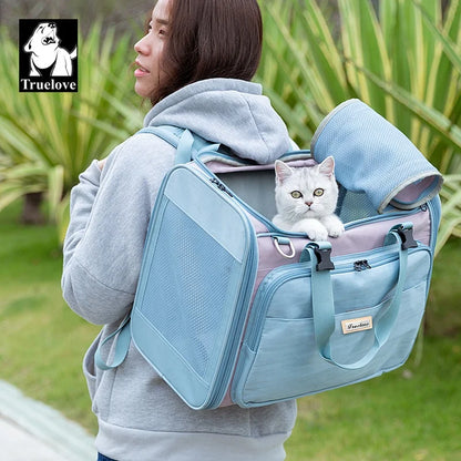 Truelove Waterproof Pet Carrier Bag for Small Dogs Cats High-Grade Polyester,Eco-Friendly & Airline Approved Design TLX2971