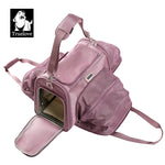 Truelove Nylon Oxford Large Space Comfortable Travel Foldable Hook Pet Carrier Bag Portable Puppy Cat Carrier Backpack TLX4971 shimendi Sécurité et Confort pour Chien chat| Shimendi