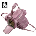 Truelove Nylon Oxford Large Space Comfortable Travel Foldable Hook Pet Carrier Bag Portable Puppy Cat Carrier Backpack TLX4971 - shimendi
