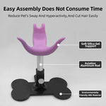 Dog Grooming Assisted Standing Bracket Adjustable Pet Grooming Articles Small Bench Beautician Auxiliary Fixed Dog Seat shimendi Sécurité et Confort pour Chien chat| Shimendi