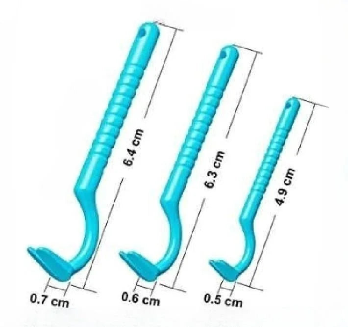 1/3pcs Pets Tick Removal Tool Dual Teeth Tick Twistered Cats Dogs Cleaning Supplies Mites Twist Hook Remover Hook Pet Supplies