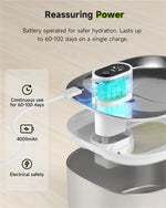 APETDOLA 4L Wireless Cat Water Fountain Auto Sensor Drinking Fountain For Cats Dog Drinker Pet Water Dispenser Accessories - shimendi