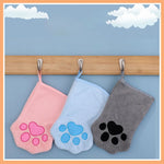 Pet Towel Glove - Dog-Specific Quick-Drying Absorbent Cleaning Cloth, Cat Bath Towel, Pet Grooming Supplies - shimendi