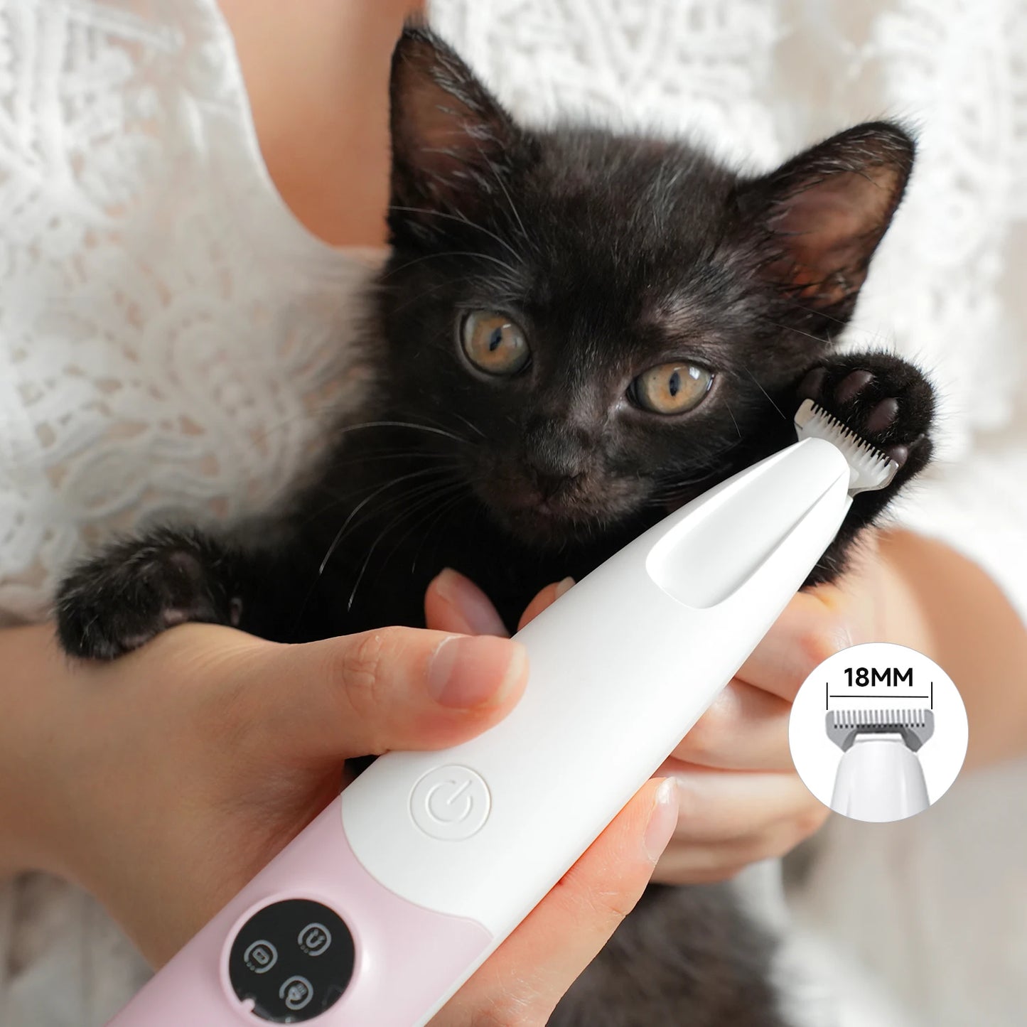 Pet care Trimmer Set-Low Noise dogs & Cats Trimmer, Wireless, LED & Waterproof