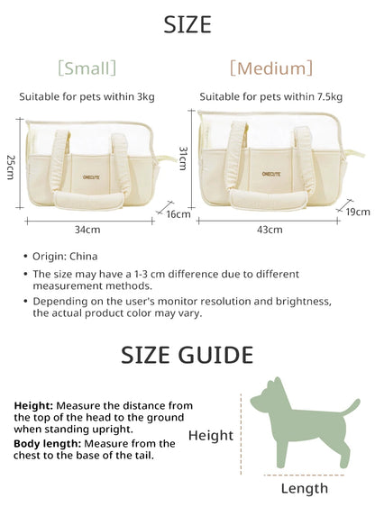 Pet Travel Backpack Outdoor Tote Bag Backpack For Puppy Summer breathable style Chihuahua Dog Supplies Suitable For Small Pets
