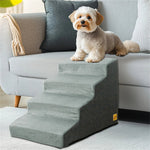 Pet 3/4 Step Stair Dog Cat Ramp Ladder High-Density Foam Sponge Dogs Sofa Removable and Washable Training Pet Ramp Stairs shimendi Sécurité et Confort pour Chien chat| Shimendi