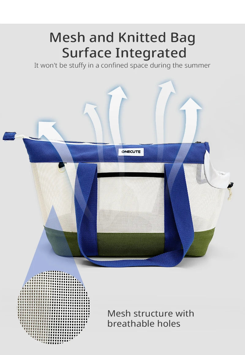 ONECUTE Airline Approved Cat Carrier, Portable Pet Bubble Backpack with Safety Strap, Lightweight Dog Travel Bag