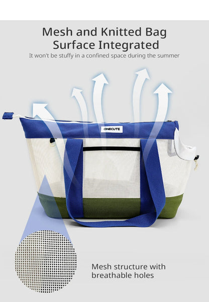 ONECUTE Airline Approved Cat Carrier, Portable Pet Bubble Backpack with Safety Strap, Lightweight Dog Travel Bag