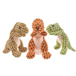 Cats and Dogs Pet Plush Dinosaur Toys Interactive Dog Chew Toys Plush Stuffing Pet Supplies Dog Toys for Small Dogs - shimendi