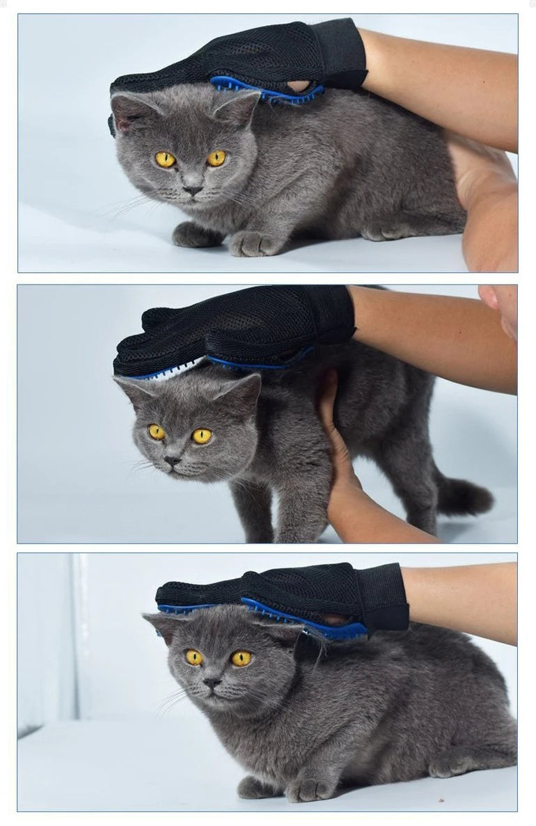 1PC Cat Hair Remove Gloves Rubber Pet Beauty Cleaning Grooming Effective Massage Dog Combs Floating Brush Sticky Hair Gloves