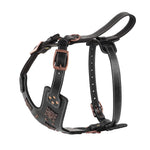 Genuine Leather Dog Harness Durable Large Dogs Harnesses Riveted Pet Training Vest With Metal Accessories For Medium Large Dogs shimendi Sécurité et Confort pour Chien chat| Shimendi