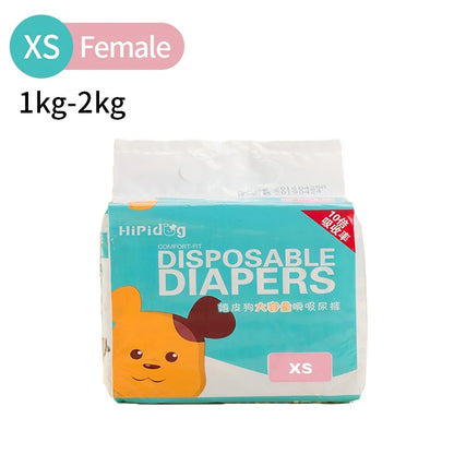Super Absorption Dog Diapers Female Dog Physiological Pants Puppy Underwear Disposable Leakproof Nappies Dogs Sanitary Pants