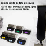 8 Piece Stainless Steel Pet Grooming Comb Attachment Set Suitable for A5 Type Knives Adapters Animal Limit Comb for Grooming shimendi Sécurité et Confort pour Chien chat| Shimendi