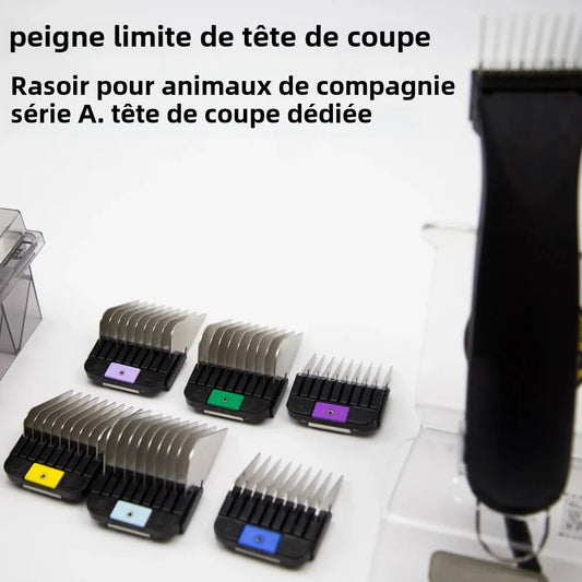 8 Piece Stainless Steel Pet Grooming Comb Attachment Set Suitable for A5 Type Knives Adapters Animal Limit Comb for Grooming shimendi Sécurité et Confort pour Chien chat| Shimendi