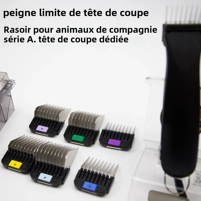 8 Piece Stainless Steel Pet Grooming Comb Attachment Set Suitable for A5 Type Knives Adapters Animal Limit Comb for Grooming shimendi Sécurité et Confort pour Chien chat| Shimendi