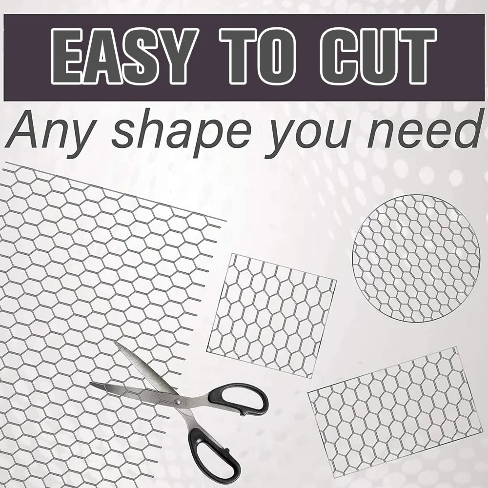 25M Roll Welded Chicken Wire Mesh Animal Fence Barrier Garden Fencing Net Strong