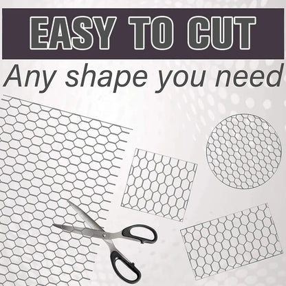 25M Roll Welded Chicken Wire Mesh Animal Fence Barrier Garden Fencing Net Strong