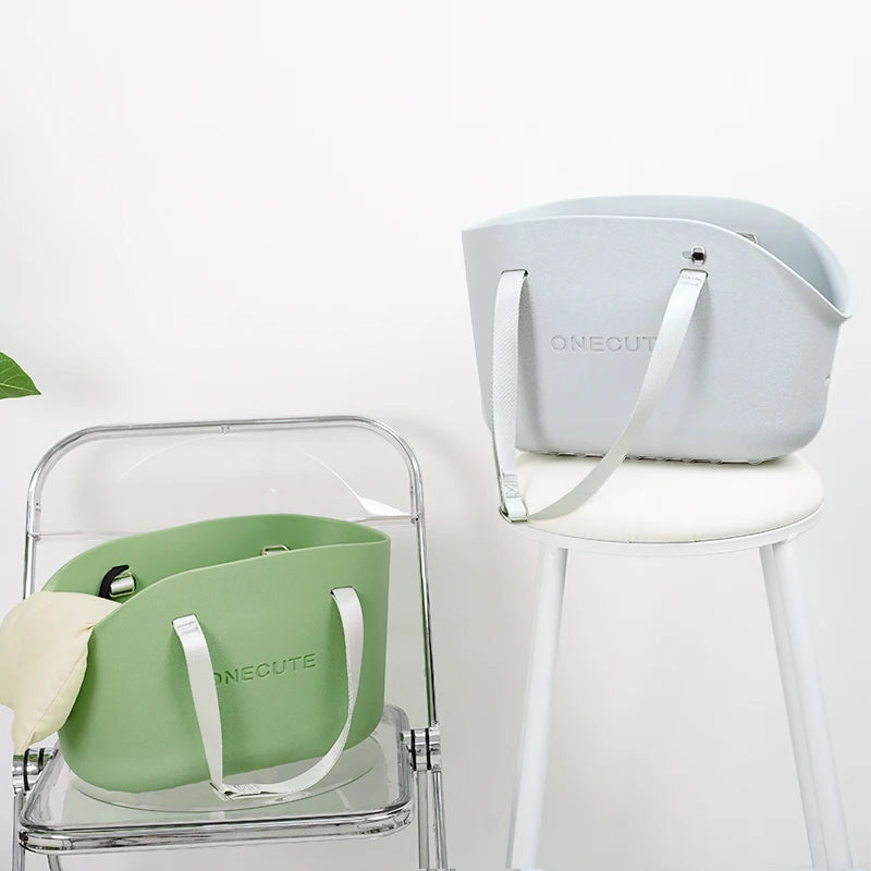 EVA Pet Carrier Bag, Waterproof & Breathable Dog Cat Shoulder Backpack, Lightweight Portable for Small Animals Outdoor Travel