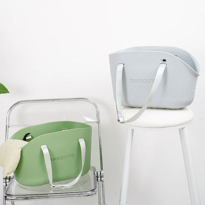 EVA Pet Carrier Bag, Waterproof & Breathable Dog Cat Shoulder Backpack, Lightweight Portable for Small Animals Outdoor Travel