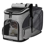 Cat Bag Outdoor Portable Cat Backpack, Foldable Small Dog And Cat Outdoor Bag Expandable Double Shoulder Pet Backpack shimendi Sécurité et Confort pour Chien chat| Shimendi