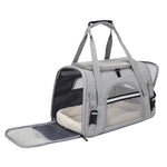 Pet Carrier Bag Foldable Small Dog Cat Carrying Out Bags Expansion Pet Travel Bag Mesh Breathable Expansion Crossbody Handbag shimendi Sécurité et Confort pour Chien chat| Shimendi