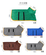 New Dog Bath Towel  Pet Absorbent Bathrobe Size Dog Cleaning Full Body Wrapping Cat Bath Towel - shimendi