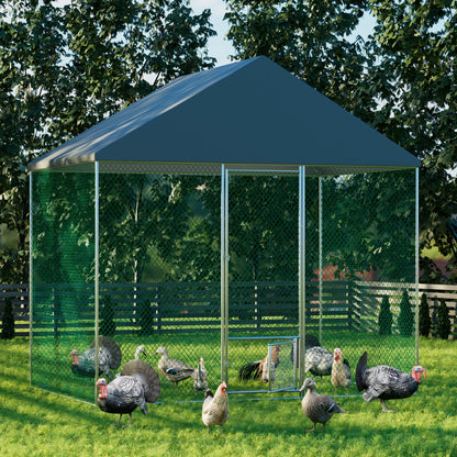 XXL XL Large Outdoor Chicken Run Coop Heavy Duty Walk-In
