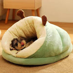 Soft Dog Bed Sofa Warm Plush Pet Kennel for Small Medium Dogs Cats Teddy Sleeping Nest Cozy Puppy Cave House Dog Accessories - shimendi