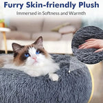 40-90cm 6 Sizes Round Pet Bed for Large Dog Bed Super Soft Cat Bed Plush Dog House for Medium Dog House Winter Warm Sleeping - shimendi