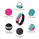 Truelove Pet Collar Reflective Multifunctional Personalized Dog Collar DuPont Soft Breathable Adjustable for Large Dogs TLC5611 shimendi Sécurité et Confort pour Chien chat| Shimendi