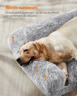 Feandrea FluffyHug Dog Bed, Puppy Sofa, XXL Size, for Large Dogs, Honeycomb Foam, with Removable Washable Cover - shimendi