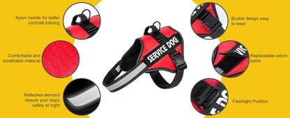 Chest Strap Dog Vest Harness Medium and Large Dog Border Collie Golden Hair Bucket Explosion proof Flushing Dog Harness