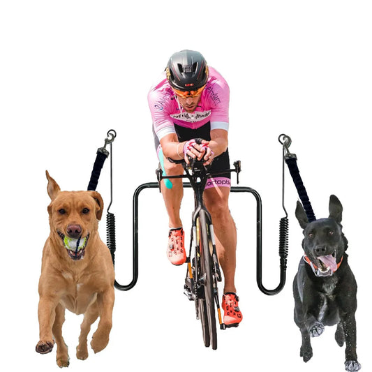 Hands Free Dog Bike Leash Bicycle Dog Walker Attachment Cycling Pet Traction Rope for Outdoor Walking shimendi Sécurité et Confort pour Chien chat| Shimendi