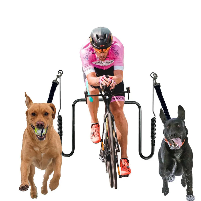 Hands Free Dog Bike Leash Bicycle Dog Walker Attachment Cycling Pet Traction Rope for Outdoor Walking shimendi Sécurité et Confort pour Chien chat| Shimendi