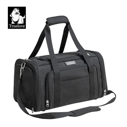 Truelove Nylon Oxford Large Space Comfortable Travel Foldable Hook Pet Carrier Bag Portable Puppy Cat Carrier Backpack TLX4971