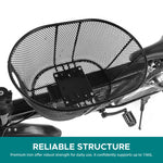 Portable Cat and Dog Carrier Dog Bike Basket Mountain Bike Shopping Basket for Bike Front Crossbar with Sponge Liner SafetyStrap shimendi Sécurité et Confort pour Chien chat| Shimendi