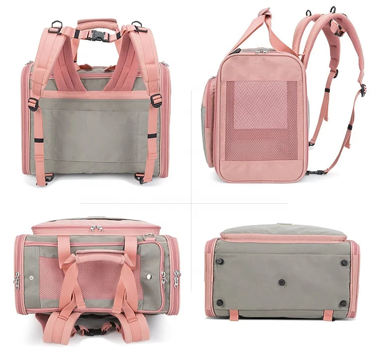 Truelove Waterproof Pet Carrier Bag for Small Dogs Cats High-Grade Polyester,Eco-Friendly & Airline Approved Design TLX2971